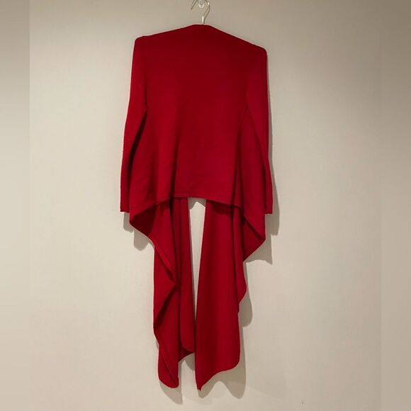 EUC Neiman Marcus Cashmere Sweater Red Sz. S/M - Picture 4 of 6